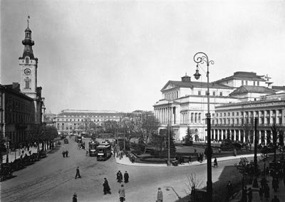 Zdjęcie Warszawy z czasów PRL